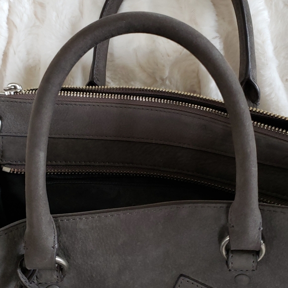 Rebecca Minkoff Grey Suede Handbag - Picture 6 of 12